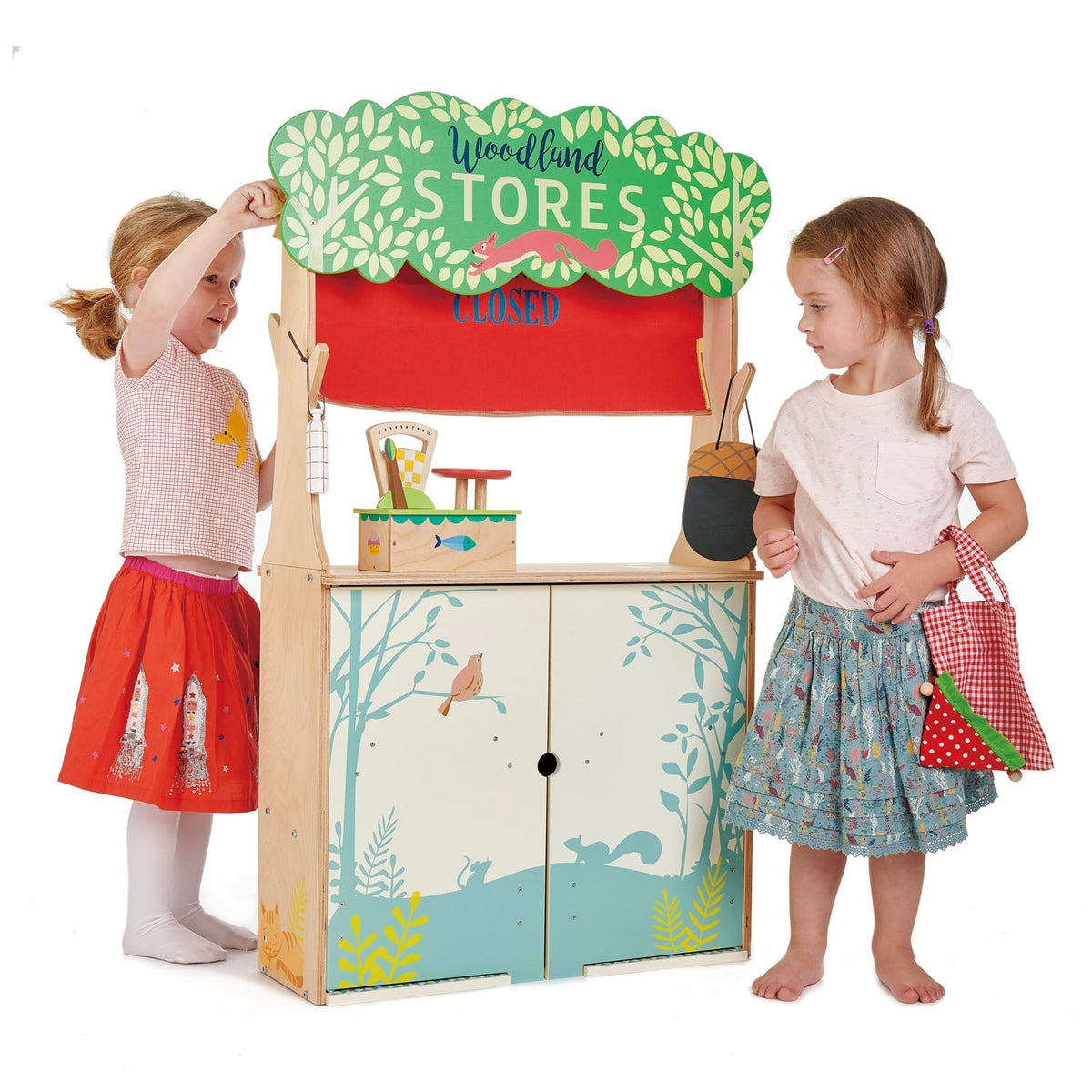 Woodland Stores e Teatro di Tender Leaf Toys