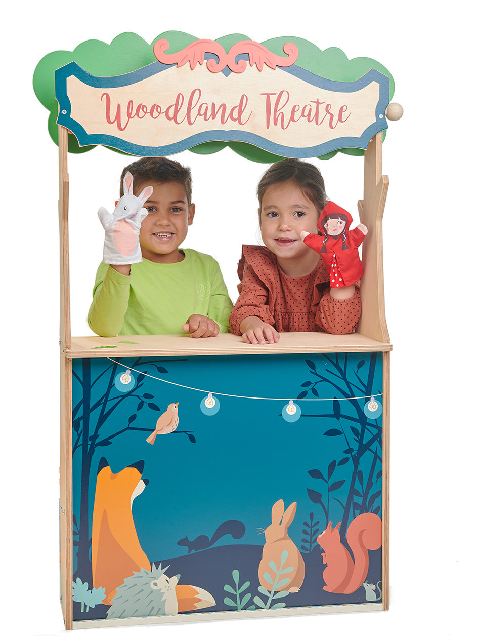 Woodland Stores e Teatro di Tender Leaf Toys