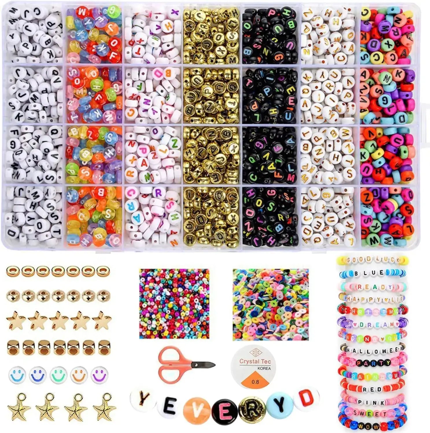 2600 Pcs Bracelet Making Kit
