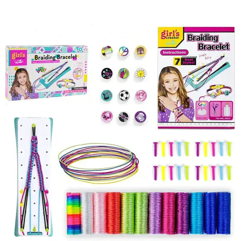 Girls' bracelet making kit