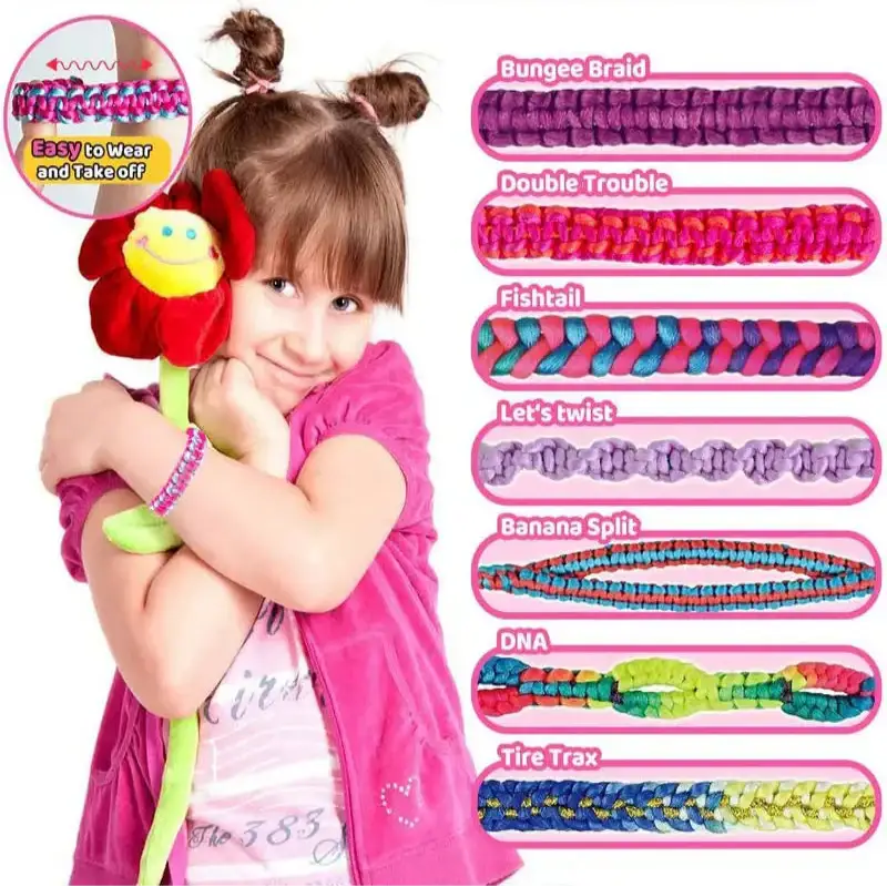 Girls' bracelet making kit