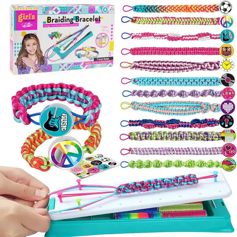Girls' bracelet making kit