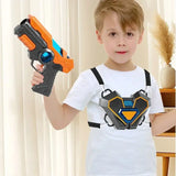 Laser Tag Gun Set with Infrared Vests for Kids