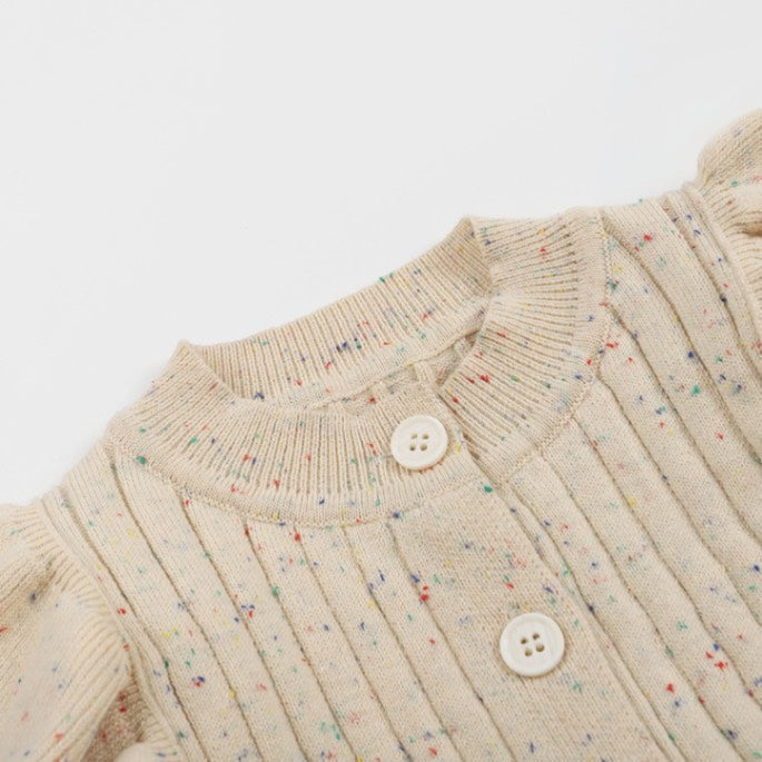 Nordic Cotton Knitted Bodysuit (Cozy Autumn Layer)