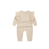 Nordic Cotton Knitted Bodysuit (Cozy Autumn Layer)