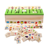 Montessori Boîte de Tri par Catégories (8 Thèmes de Connaissance)