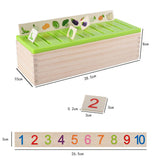 Montessori Boîte de Tri par Catégories (8 Thèmes de Connaissance)