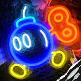 Bob-omb Super Mario Neon Lamp