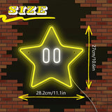 Mario Star Neon Lamp