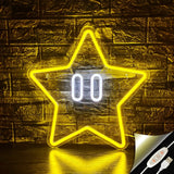 Mario Star Neon Lamp