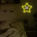 Mario Star Neon Lamp
