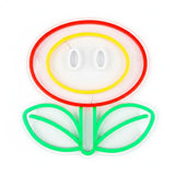 Mario Fire Flower Neon Lamp