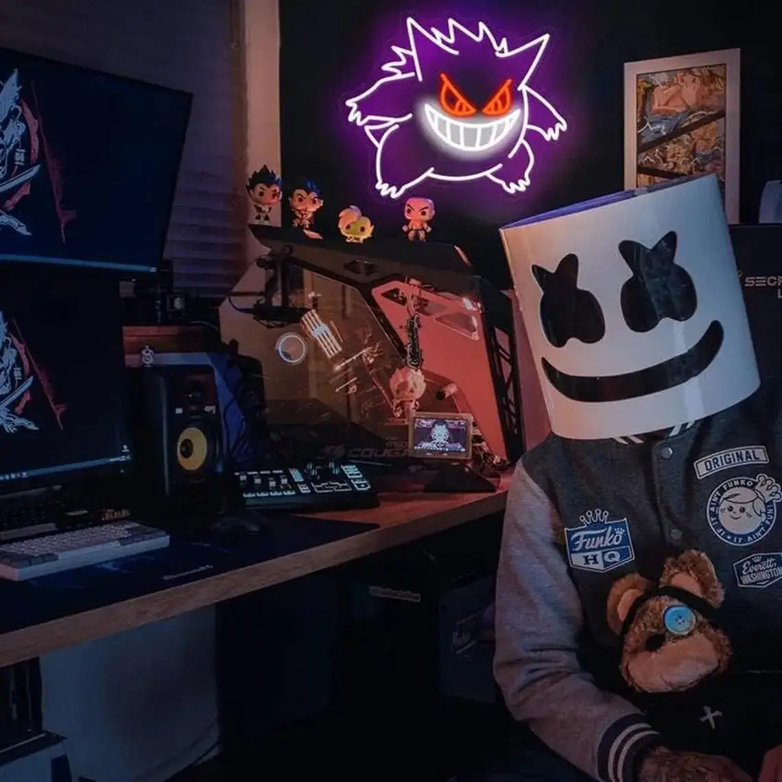 Neon Lamp Pokemon Gengar