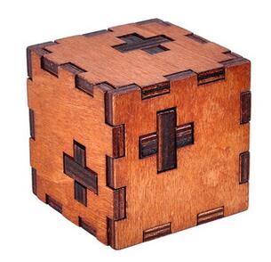 Casse-tête en Bois Cube +