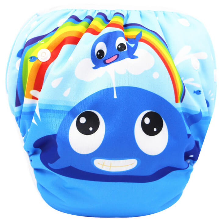 Couche de Bain Réglable Réutilisable (Étanche & Écologique)