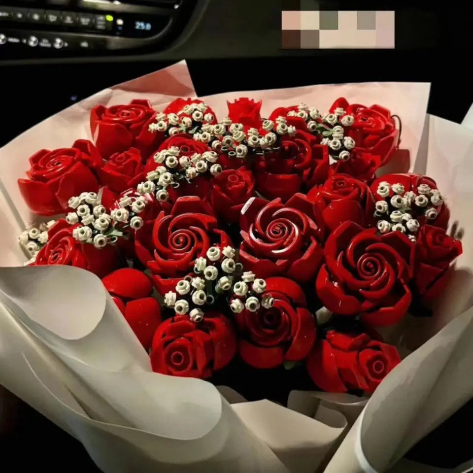 Lego MOC Romantic Rose Bouquet