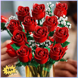 Lego MOC Romantic Rose Bouquet