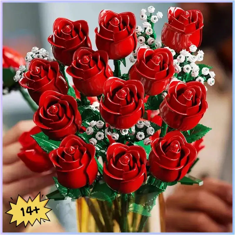 Lego MOC Romantic Rose Bouquet
