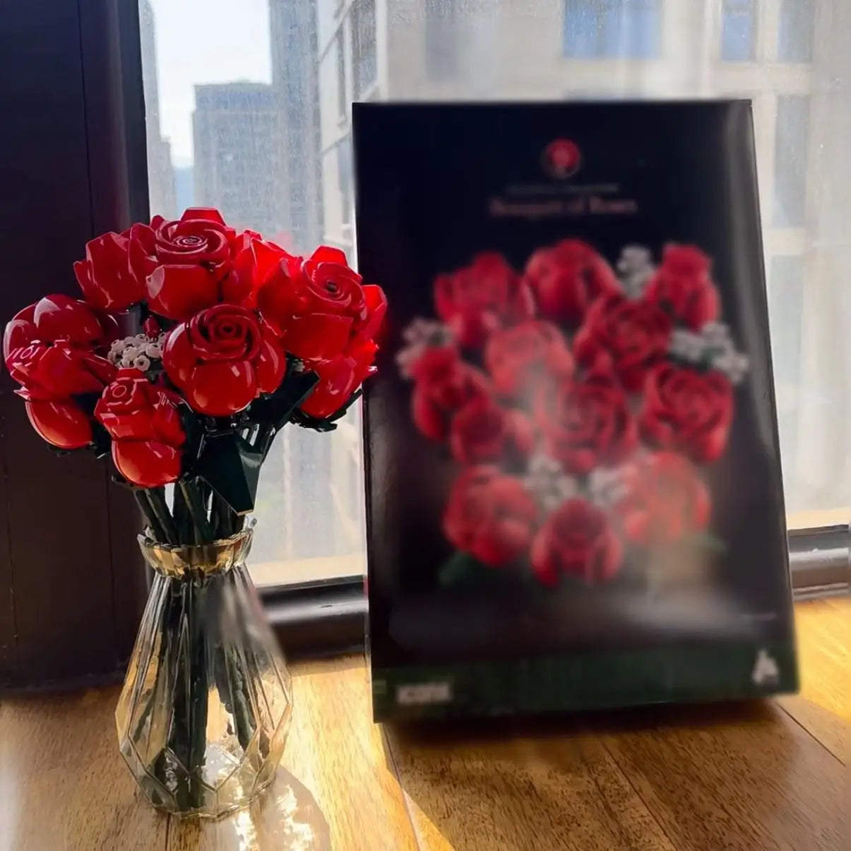 Lego MOC Romantic Rose Bouquet