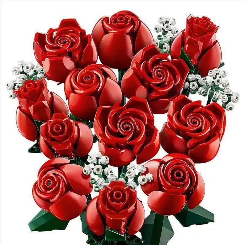 Lego MOC Romantic Rose Bouquet