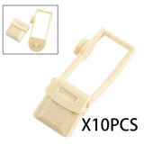 Beige plastique boucle de ceinture de sécurité lego moc accessoires militaires avec cadre rectangulaire et mécanisme de verrouillage