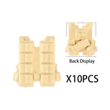 Set d’accessoires militaire en plastique beige pour gilet tactique lego moc ww2 lego militaire