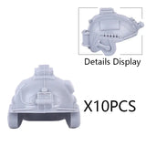 Gray plastic lego moc ww2 tank model with detailed armor and turret design for lego militaire accessoires militaires