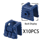Connecteur légo moc militaire en plastique bleu pour accessoires lego moc ww2 de type lego militaire