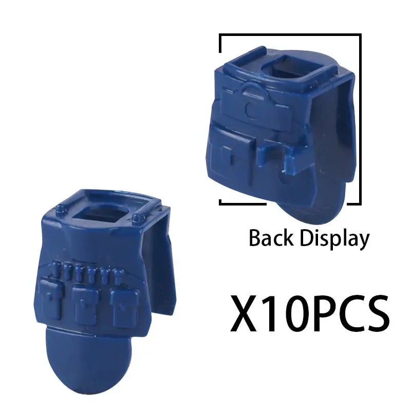 Pièce accessoire sac à dos en plastique bleu pour lego moc militaire ww2 de type moc accessoires militaires