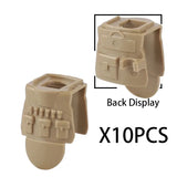 Accessoire tan en plastique pour gilet tactique destiné aux lego moc militaire et lego moc ww2 miniature