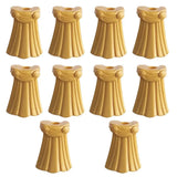 Accessoire lego moc medieval en plastique doré avec pièces de robe à plis et col décoratif pour lego moc armes médiévales