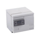 Modèle lego moc banque coffre-fort gris avec affichage digital et clavier type lego en plastique
