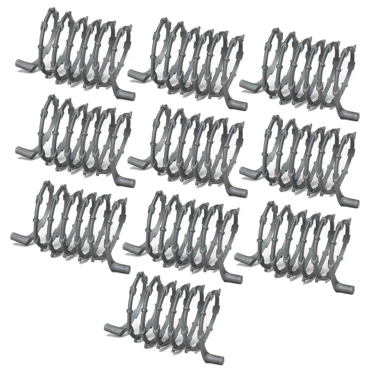 Fils de bougie en plastique gris avec design en spirale et embouts en caoutchouc pour lego moc ww2 construction militaires