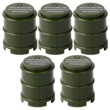 Caps de bidons militaires en plastique olive avec inscription kraftstoff 200l pour lego moc ww2 lego adulte