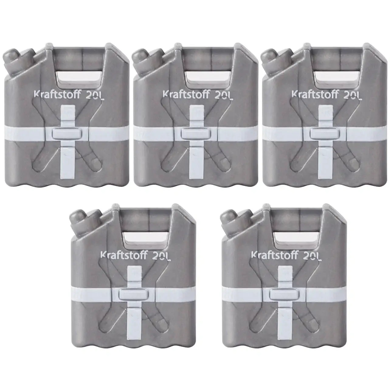 Conteneurs en plastique gris 20l avec sangles blanches pour lego moc ww2 construction militaires lego adulte