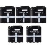 Miniatures noires de bidons à carburant 20l lego moc ww2 en plastique avec sangles argentées pour lego adulte militaire