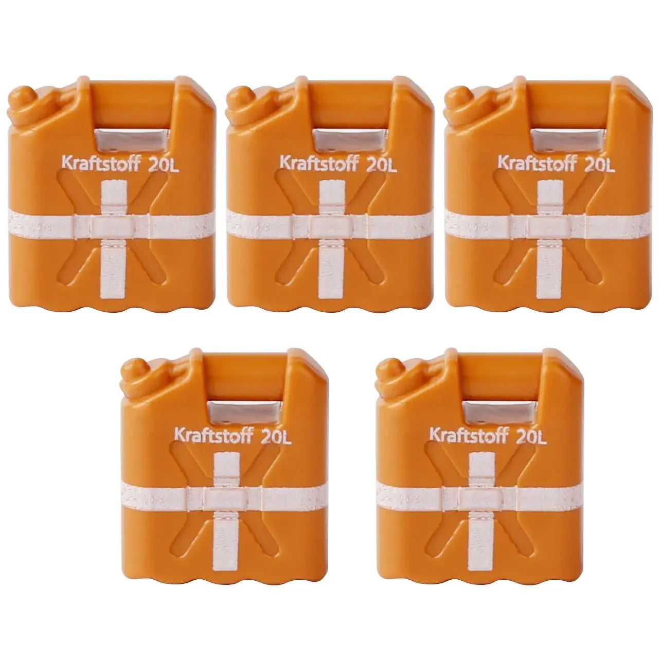 Lego moc ww2 orange canettes en plastique avec lanières blanches kraftstoff 20l pour lego adulte construction militaires