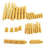Lego moc ww2 munitions en plastique doré pour accessoires de construction militaires pour lego adulte