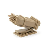Modele lego moc ww2 lance roquettes couleur sable monte sur base pour lego adulte collection militaire ww2