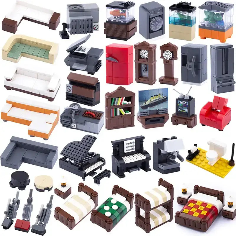 Lego MOC Interior Design Modern House