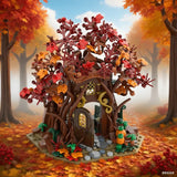 Lego Moc Maison d'elfes forêt automne
