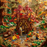 Lego Moc Maison d'elfes forêt automne