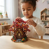 Lego Moc Maison d'elfes forêt automne