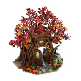 Lego Moc Maison d'elfes forêt automne