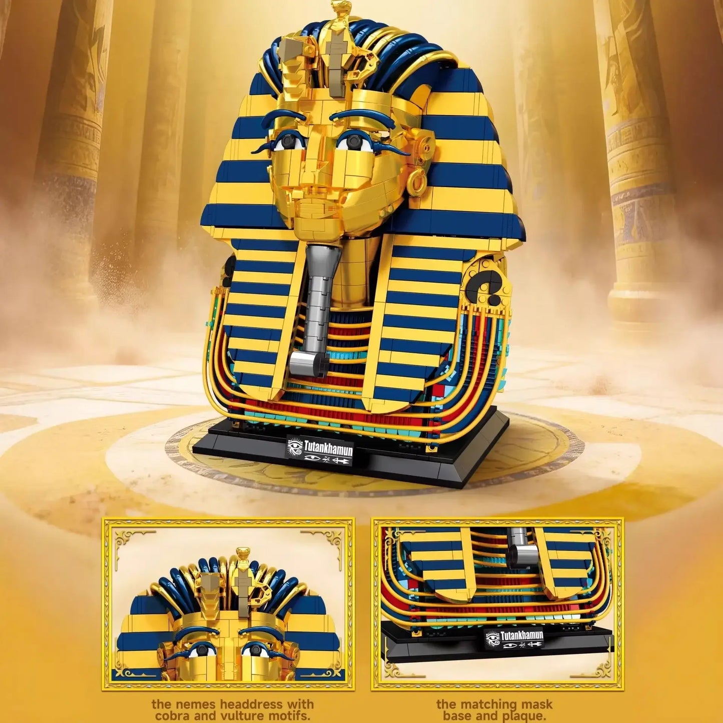 Lego MOC Tutankhamun Mask
