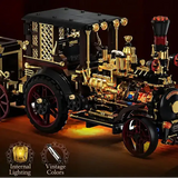 Lego MOC Mechanical Vintage Steam Car