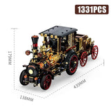 Lego MOC Mechanical Vintage Steam Car