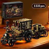 Lego MOC Mechanical Vintage Steam Car