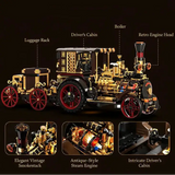 Lego MOC Mechanical Vintage Steam Car