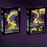 Lego MOC Zelda Master Sword with Dragon